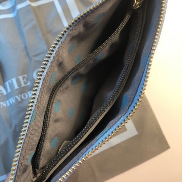 Katie Q New York Cross Body Bag - Light Blue - Picture 3 of 3